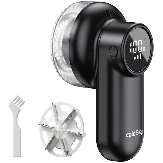 ColdSky-Éliminateur de peluches électrique aste, rasoir à affichage numérique intelligent, défuzzer pour vêtements, pull, tondeuse